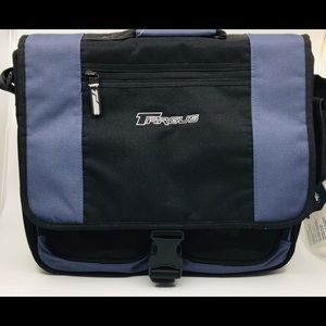 Targus Black Gray Laptop Computer Messenger Bag